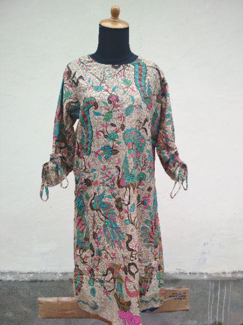 Terlaris Serut Genes Jelita Tunic Navbor Yelbor Whitbor Creambor Tunik Batik Modern Hrb030 Dolbi Dob