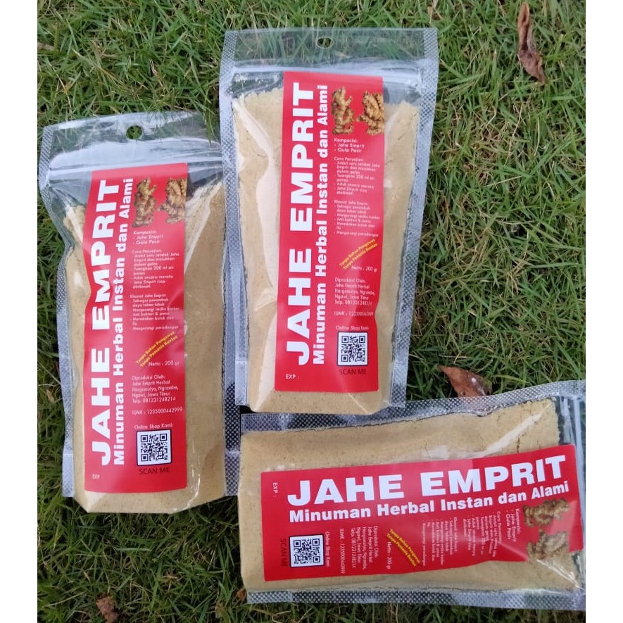 

Jahe Emprit Minuman Herbal Instan dan Alami Penambah Daya Tahan