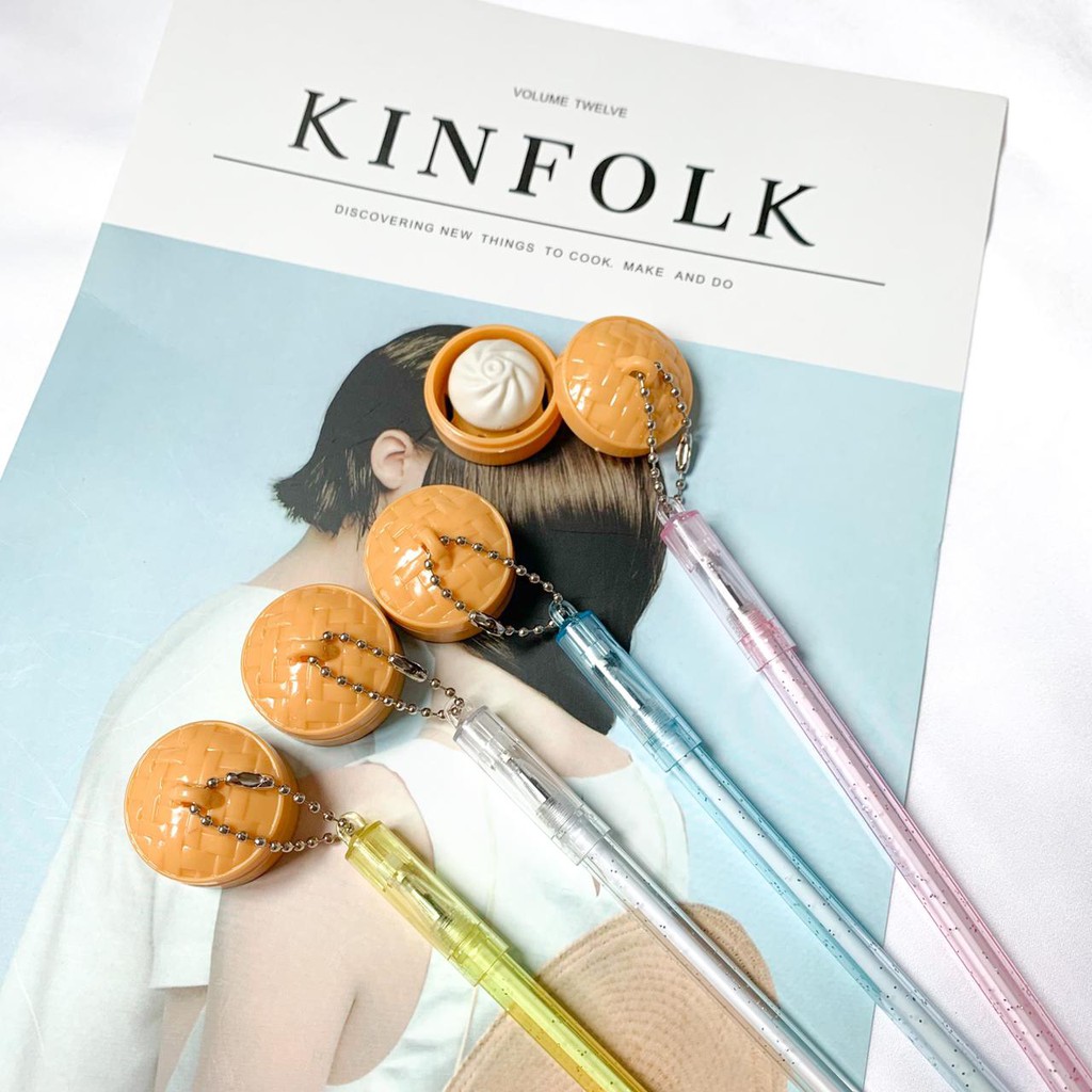 

Pulpen gantungan dimsum bakpao mantou lucu imut kado unik COD