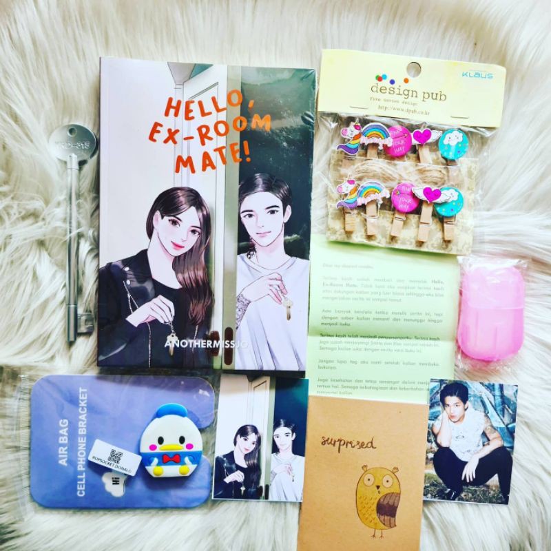 Novel Hello Ex Room Mate - Anothermissjo (Hanya Buku)