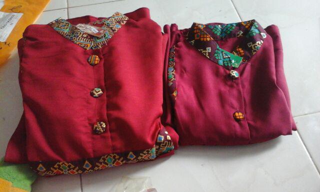 Maura Couple - Sania Ruffle Batik Couple Ori Ndoro Jowi Dnt Garansi Termurah Shopee - Couple Family