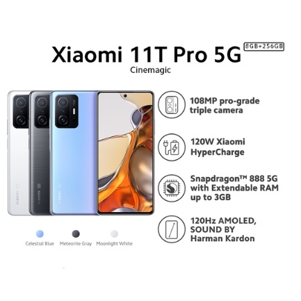 Xiaomi 11T Pro 12/256GB Garansi Resmi