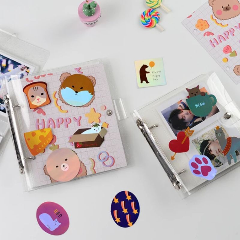 Instax Mini / Photocard Album Teddy Bear isi 100