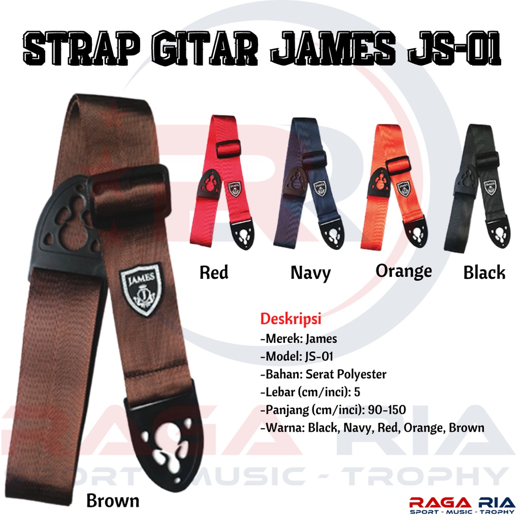 STRAP GUITAR JAMES JS-01