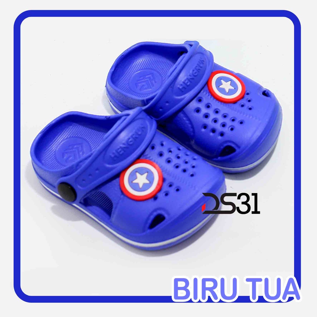 SANDAL BAIM LUCU MOTIF AVANGER RINGAN ANTI LICIN DAN LENTUR