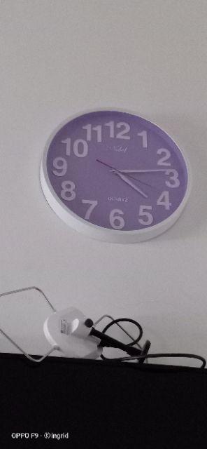 Jam Dinding Nobel 7186b Diameter 36cm - Large Size