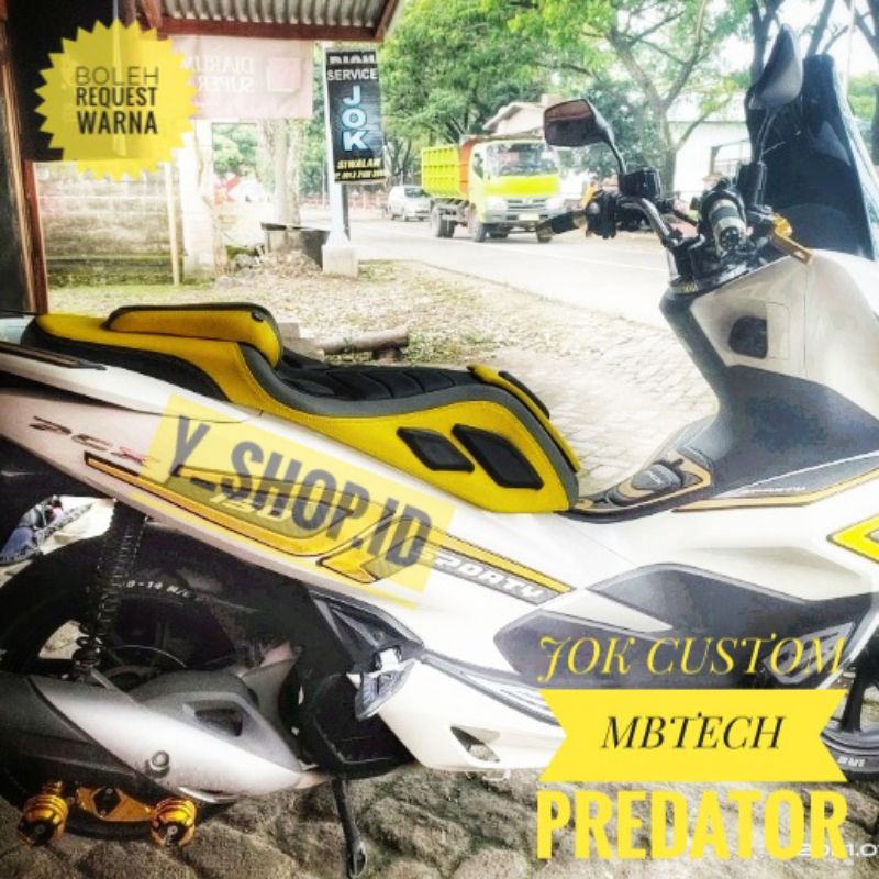 Jok Motor Modifikasi Model Predator Pcx Full MBtech