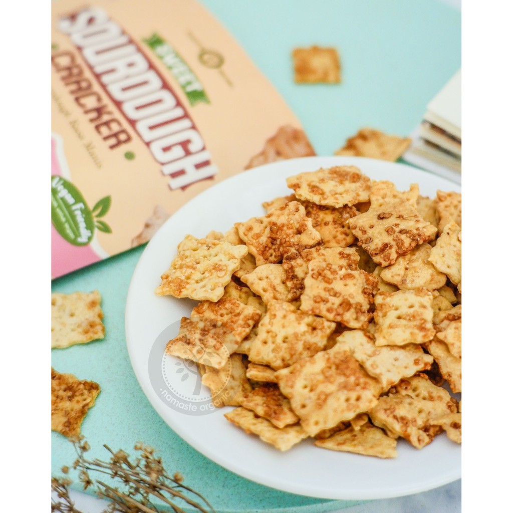 

pink SOURDOUGH CRACKER VEGAN FRIENDLY - SWEET 150GR