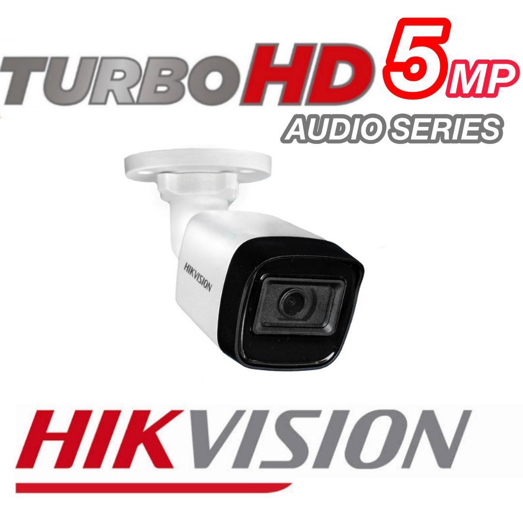 PAKET CCTV HIKVISION 5MP AUDIO SERIES 8 CHANNEL 5 CAMERA TURBO HD KAMERA CCTV