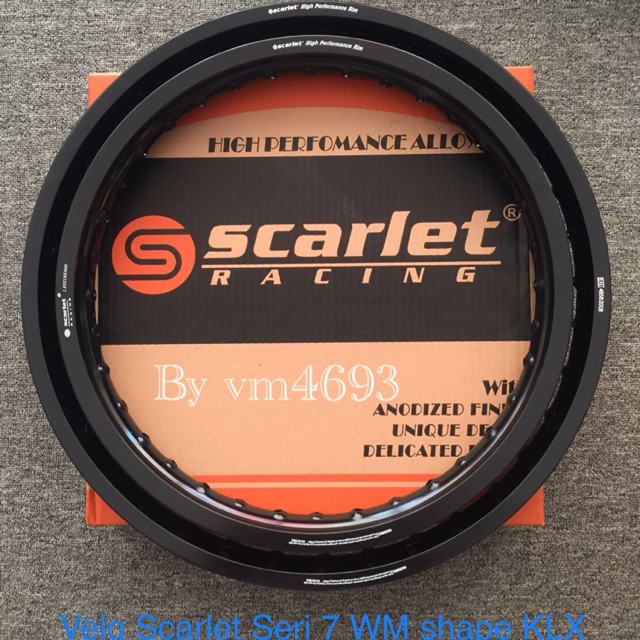 Velg rim set klx trail crf wr155 hole 36 velg klx 150 16x19 18x21 original scarlet
