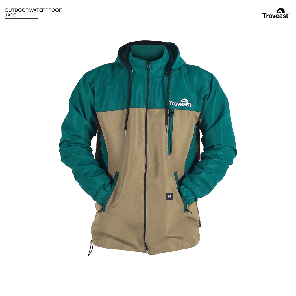 Troveast Jaket Outdoor Waterproof-Jade L
