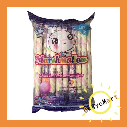 

Candy creation Marshmallow Roll n Twist /Permen Marshmallow kepang 30p