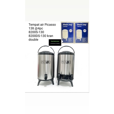 Tempat air stainless picasso 13,8ltr