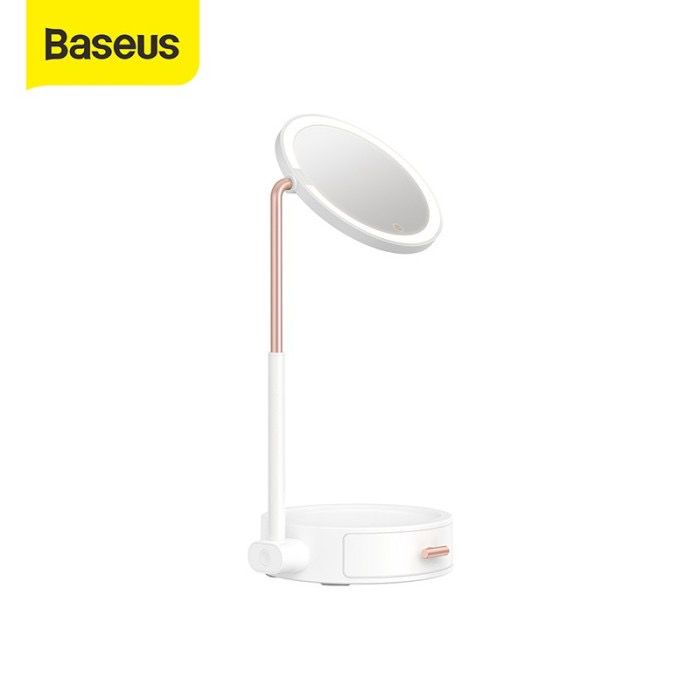 Baseus Mirror LED Ring light with Storage Box - Lampu Makeup Portable with Touch Button