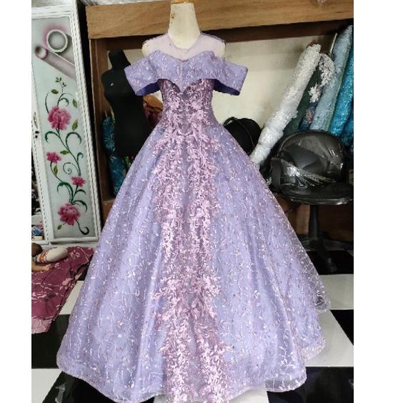 Modern.. gaun pengantin Sabrina lilac