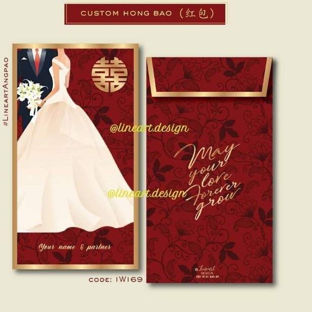 

SUPER MURAH!! CUSTOM ANGPAO WEDDING FREE NAMA | ANGPAO NIKAH