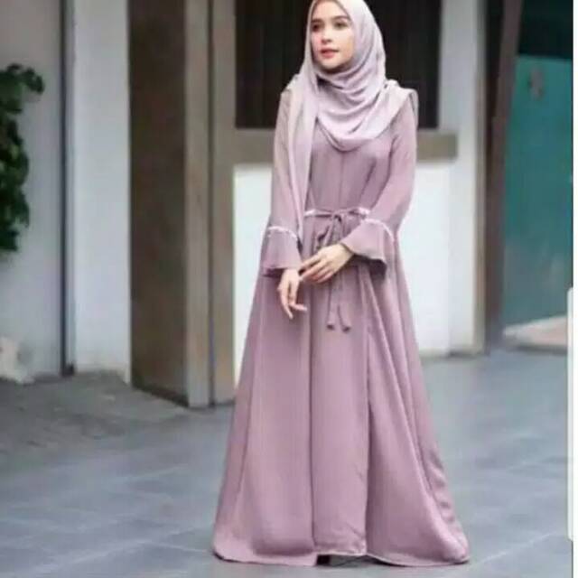 Gamis vanilla hijab preloved