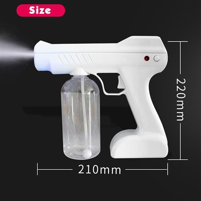 YJ-01 NANO SPRAY GUN DISINFEKTANT WIRELESS PORTABLE  800ML/ UV STREILIZER GUN