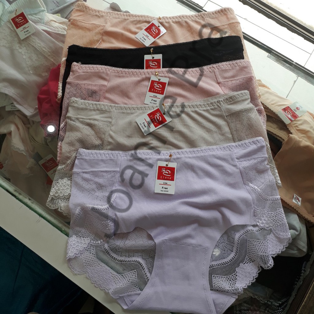 Elena Celana Dalam Wanita Transparan Seksi Nylon Renda E 9906 - CD Wanita Sexy Feminim Kualitas Top
