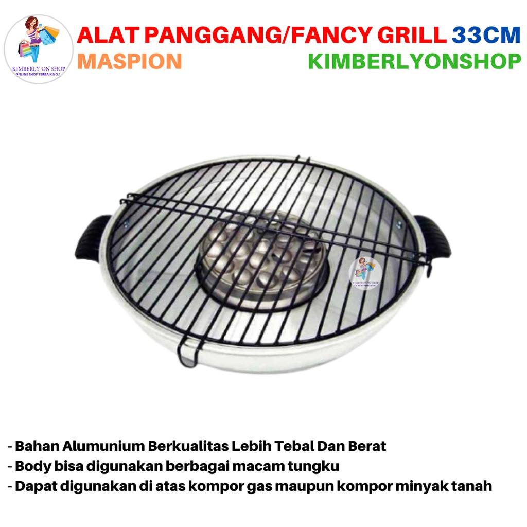 Alat Pemanggang Fancy Grill Alat Panggang Serbaguna 33cm