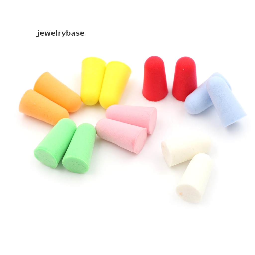 20 Pcs Earplugs Bahan PU Foam Anti Bising Untuk Belajar Tidur