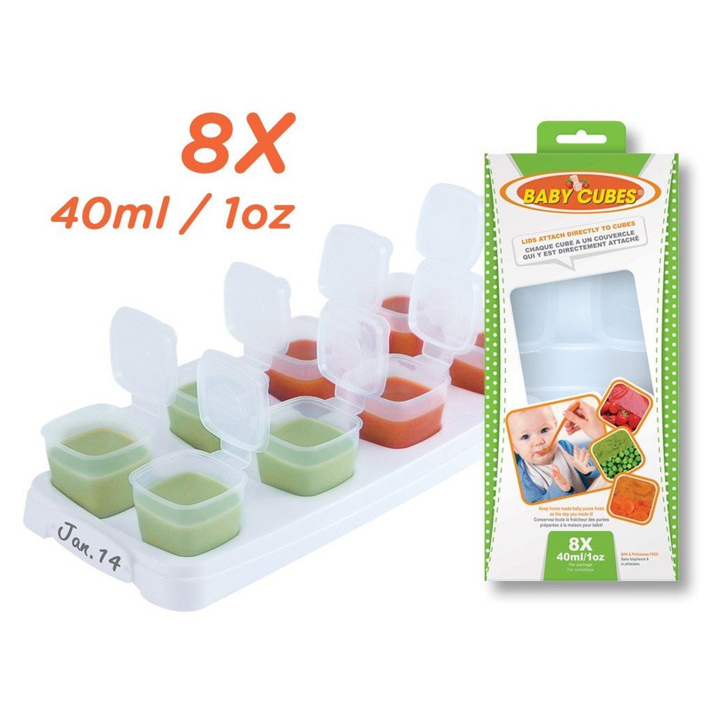 BABY CUBES Container Cube Cup Cups Babycubes Wadah MPASI 70 140 40 ML 70ML 40ML Babycube Murah