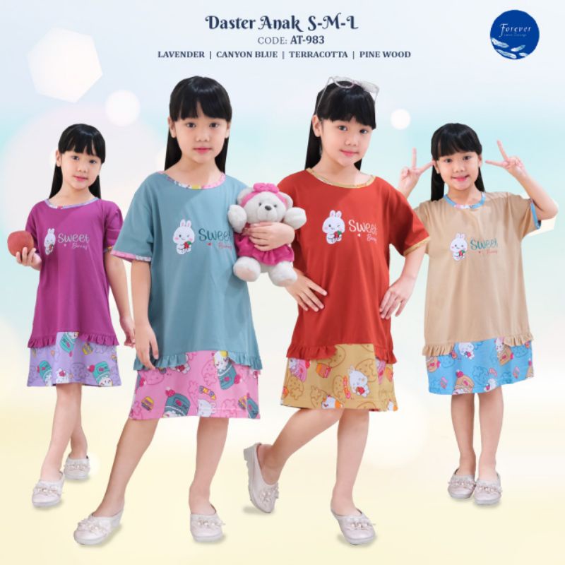Baju tidur forever sweet daster anak