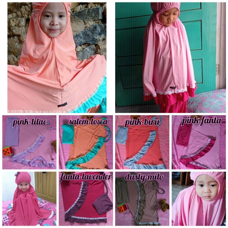 Mukena Anak 3-6 tahun