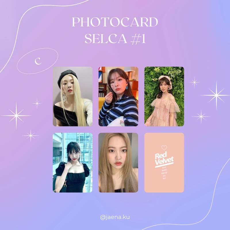 [RED VELVET] PHOTOCARD SELCA #1 RED VELVET ‼️BACA DESKRIPSI‼️
