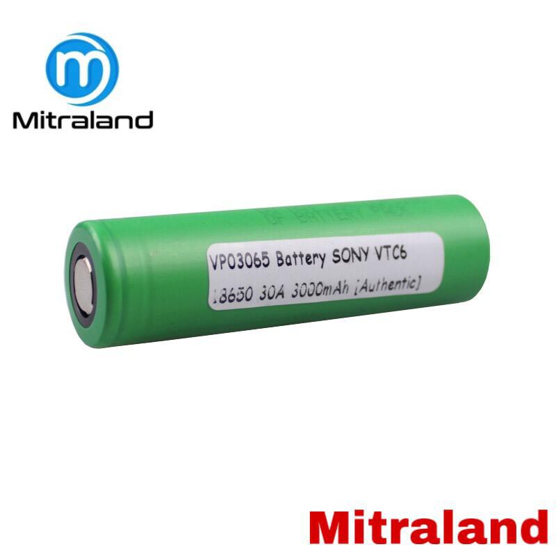 Battery SONY VTC6 30A 3000mAh Authentic real