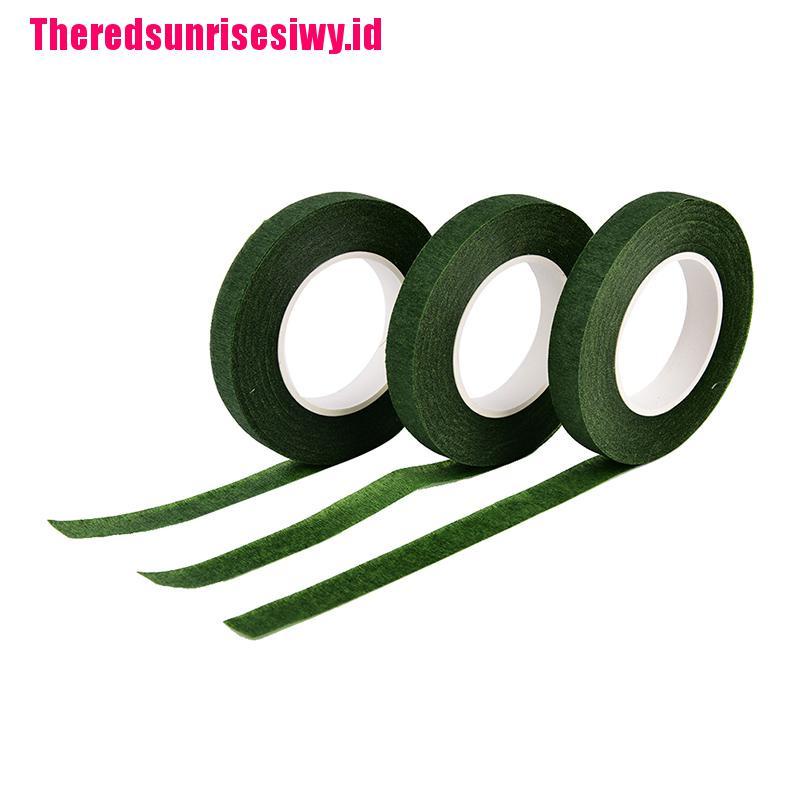 %Home &amp; living%%Durable Rolls Waterproof Green Florist Stem Elastic Tape Floral Flower 12mm Tape