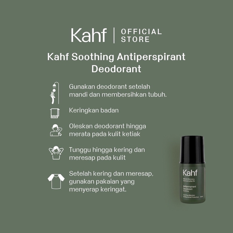 KAHF Soothing Antiperspirant Deodorant 50 ml