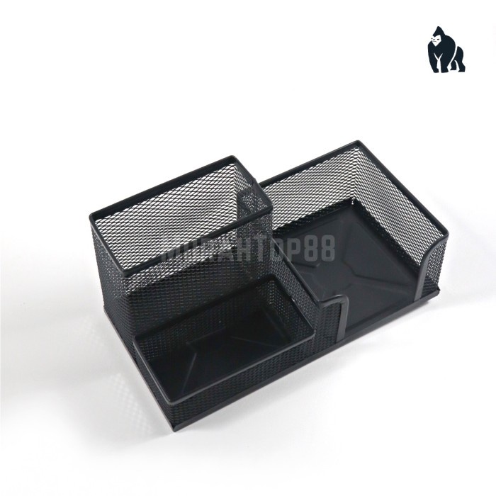 

Hemat Desk Set Organizer Jaring Sekat 3 / Tempat Alat Tulis Meja Pen Holder Diskon