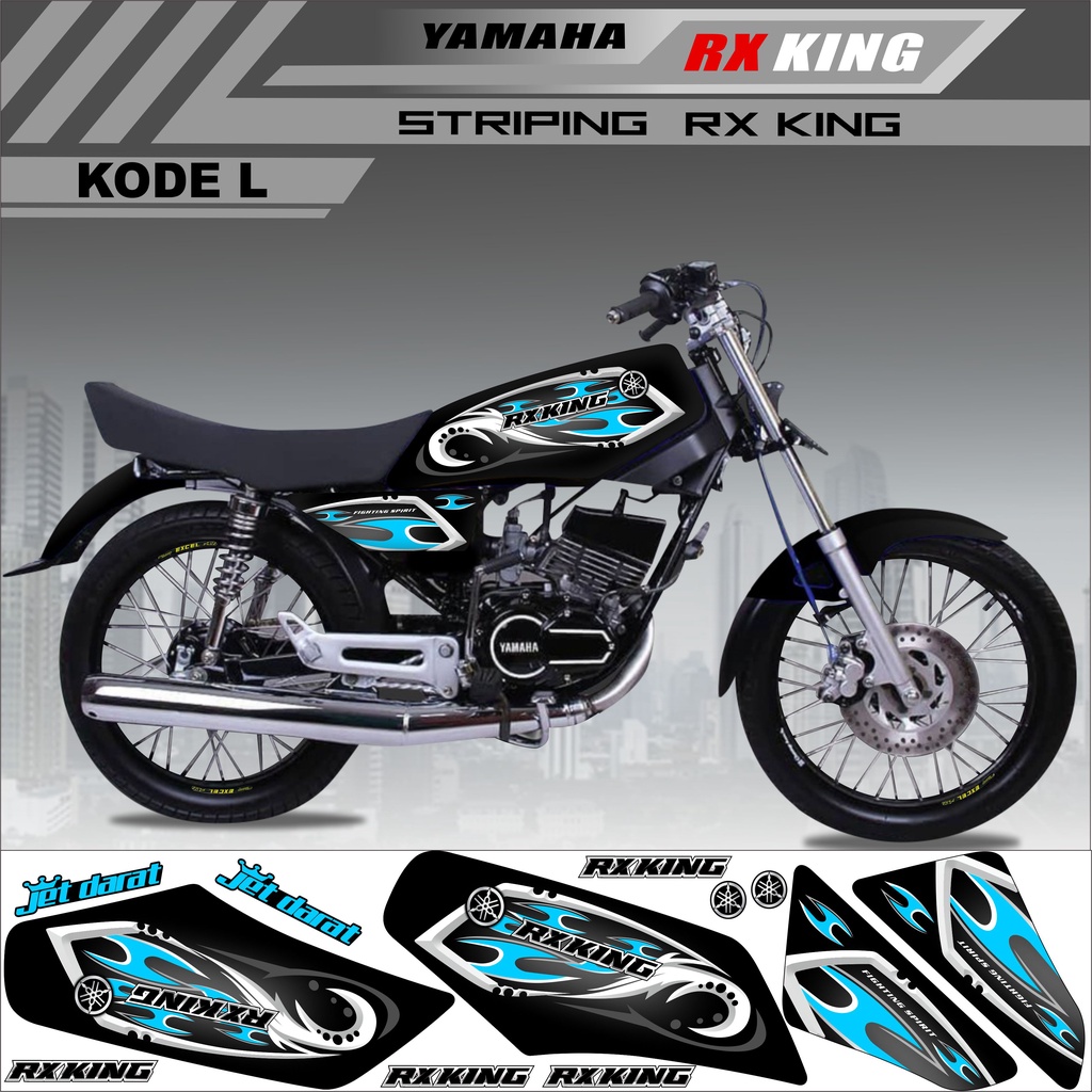 Sticker Striping Rx King Variasi Stiker Rx King Variasi Kode L