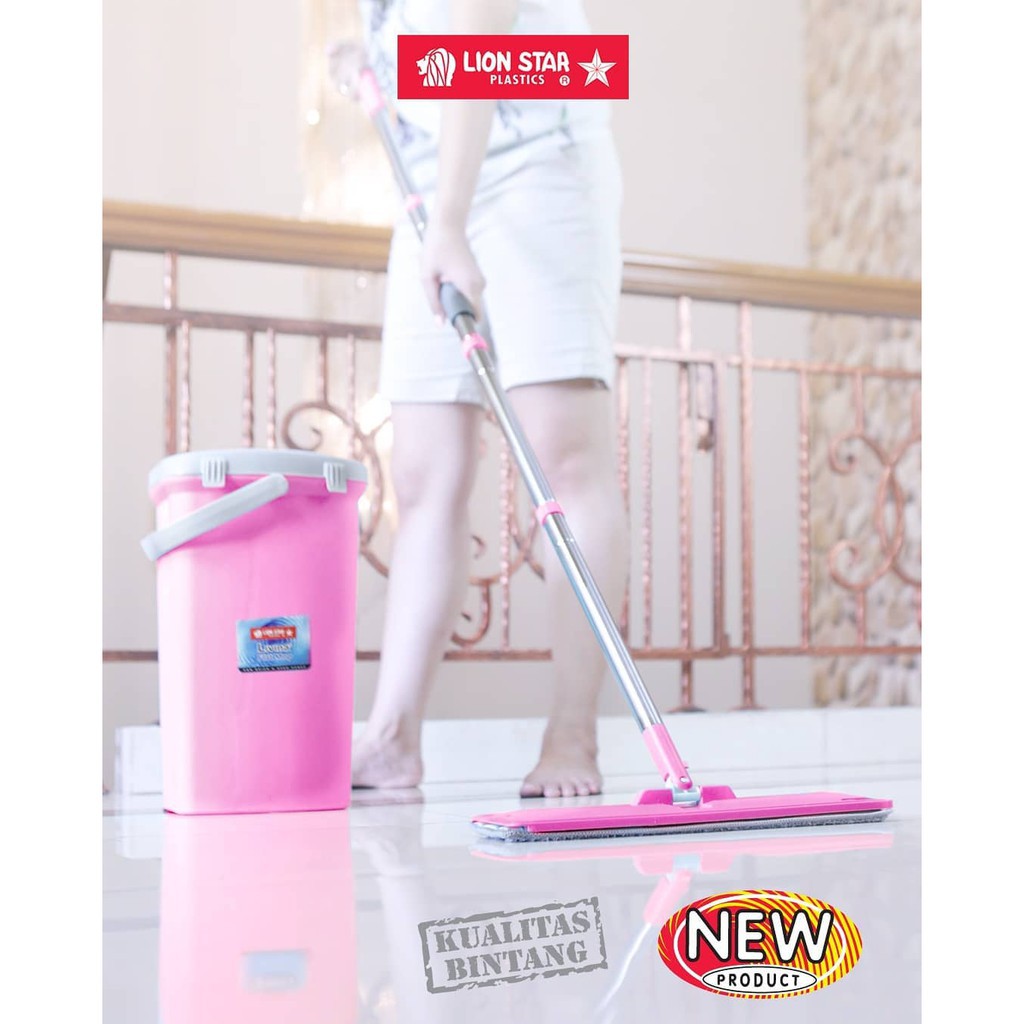ALAT PEL LANTAI / FLAT MOP DELUXE LION STAR 041508