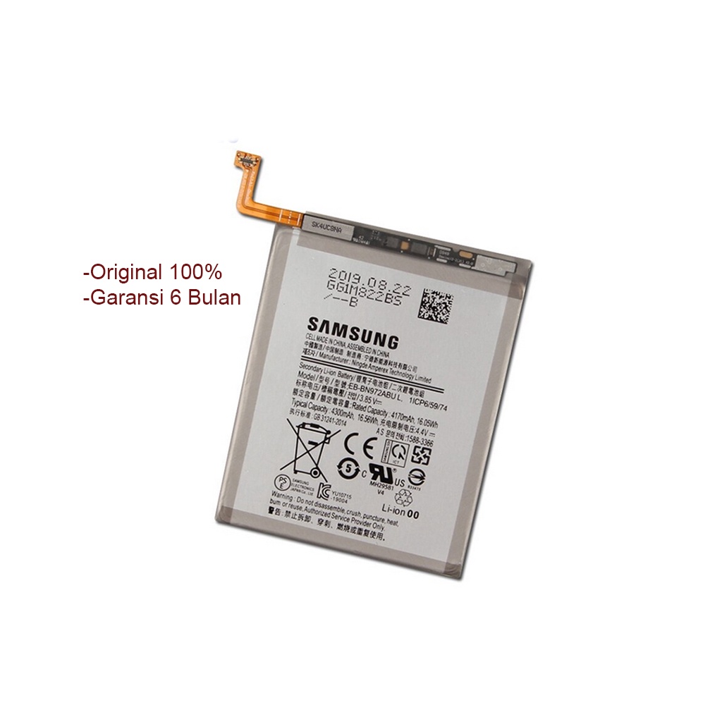 Baterai Samsung Galaxy Note 10 Plus Note 10 Plus 5G EB-BN972ABU Original