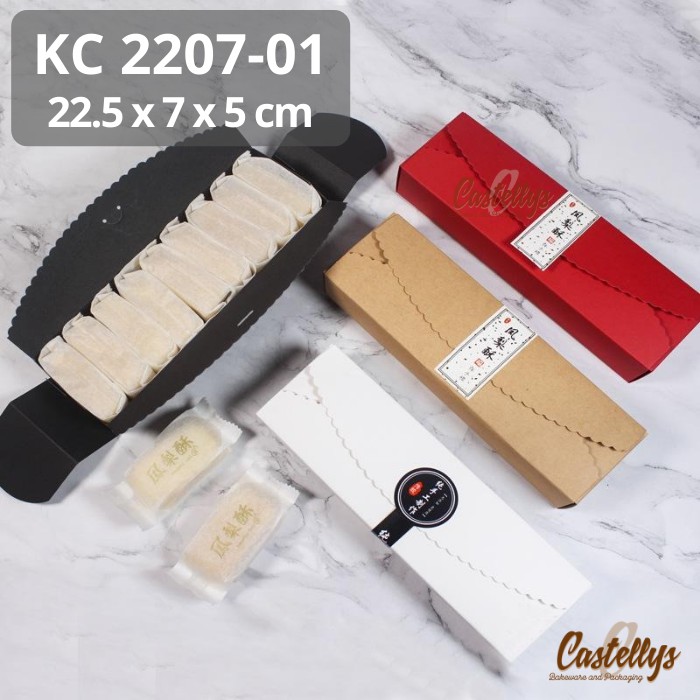 

10pcs Kotak Dus Box KC2207-01 Kraft Kue Kering Cookies Nastar Coklat Hadiah Lebaran Idul Fitri