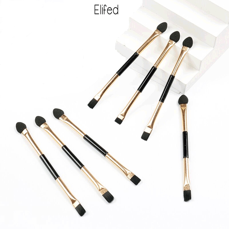 1pcs Multifunctional Double head Eye shadow Brush Double-end Foundation Powder Eyeshadow Brush Tool two head makeup brush