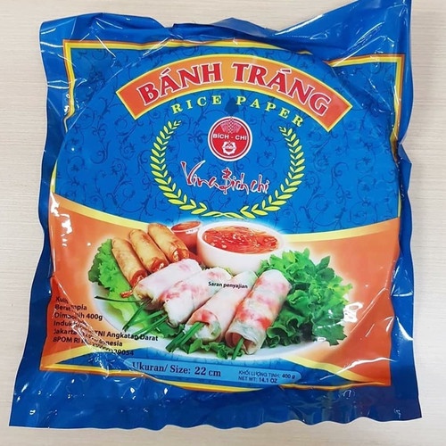 

RICE PAPER Banh Trang/ Kulit lumpia vietnam 22cm - Repack 5 lembar | Kertas beras