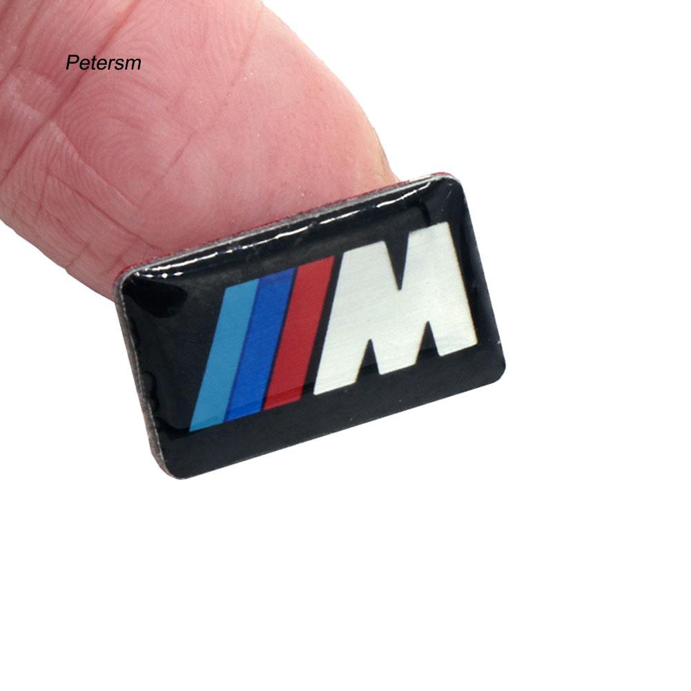 Ptsm _ S Stiker Emblem / Badge untuk Stir Mobil BMW