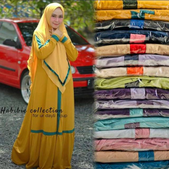 Gamis jersey izza sporty