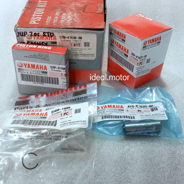 Piston KIT Seher dan Ring Jupiter Z lama original Yamaha 5TN E1630-STD