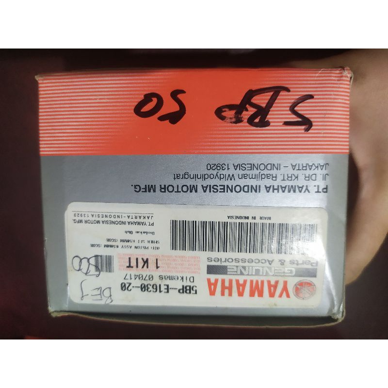 piston kit scorpio original ygp