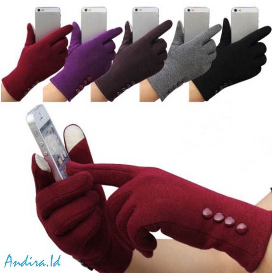 Sarung Tangan Wanita Touchscreen Untuk Musim Dingin / Winter Women Gloves