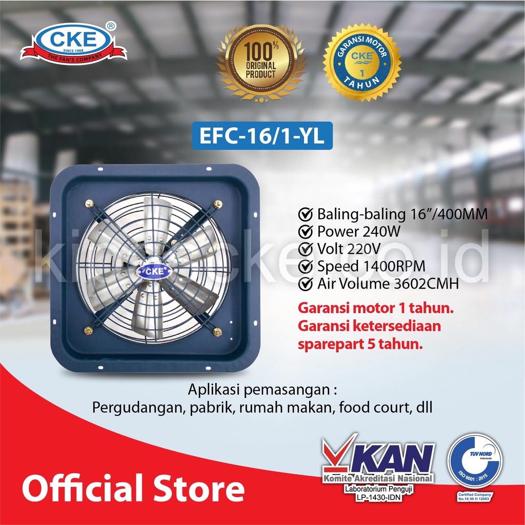 Exhaust Cooling Fan 16 Inch Fan Rumah Toilet industri Exhaust Fan Dinding 16 Inch