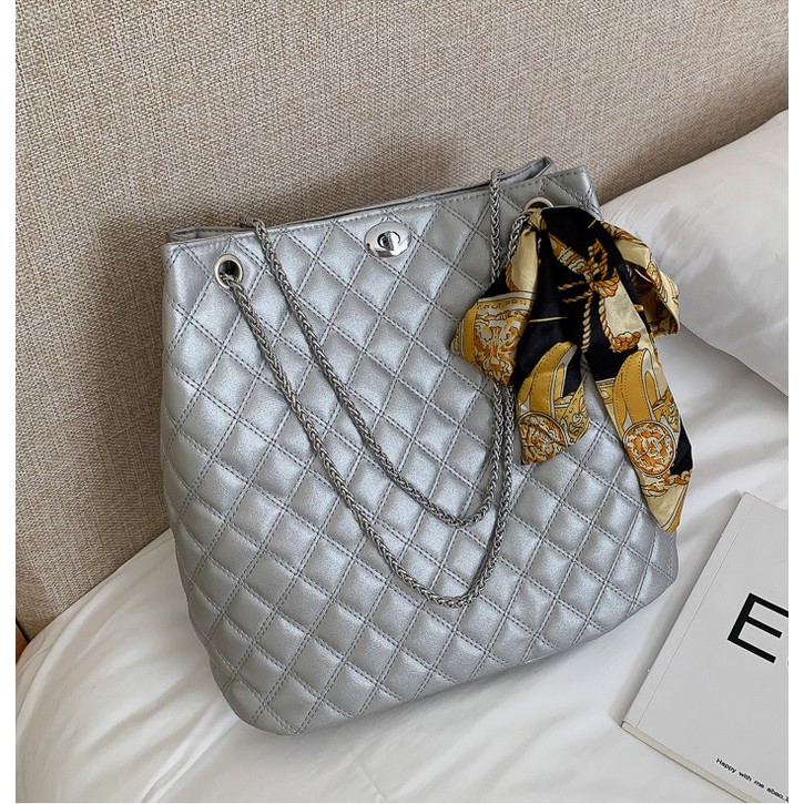 JK 789 1KG MUAT 3PCS TAS TOTE BAG WANITA SYAL FASHION IMPORT