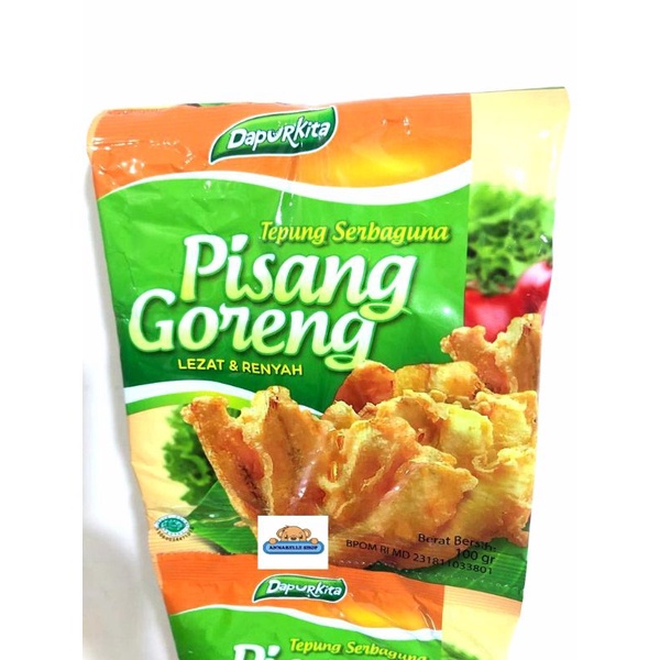 Tepung Pisang Goreng crispy Dapur Kita 100gr renteng halal