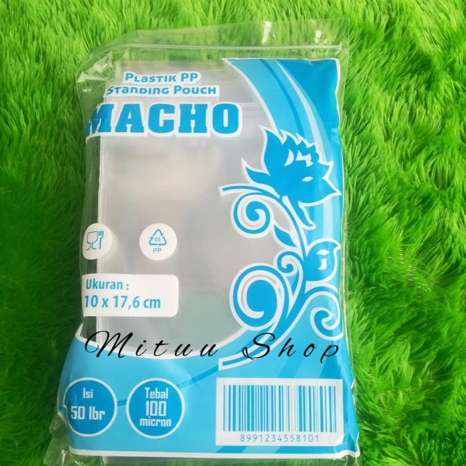 STANDING POUCH 10X17,6 / ZIP LOCK KLIP /PLASTIK PP STANDING POUCH