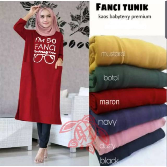 TUNIK FANCI 4 warna