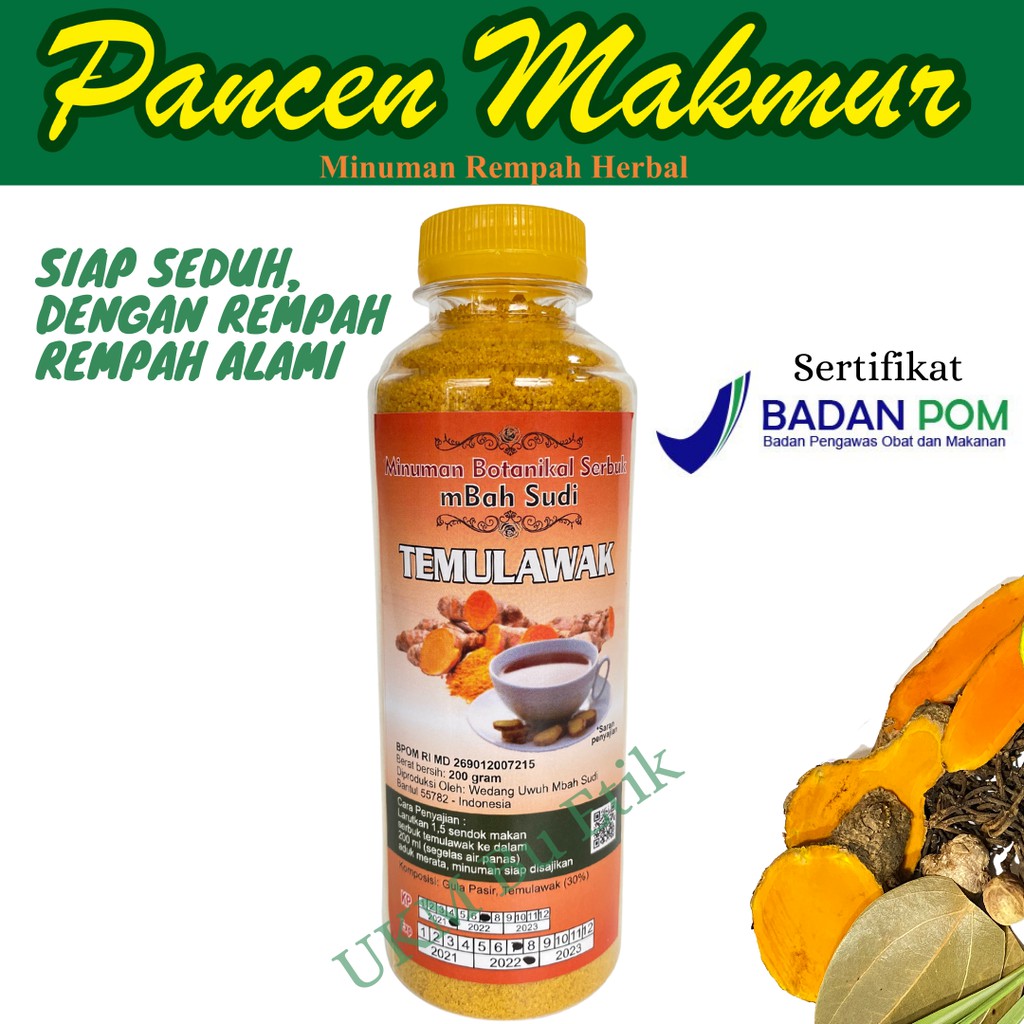 

Minuman Tradisional Bubuk Temulawak Alami